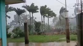 Typhoon Krathon lashes through the Philippines as it moves towards Taiwan