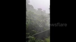 Taiwan: Rain And Winds Pick Up As Typhoon Krathon Approaches