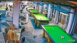 Cue ball flies across three tables and scores in China