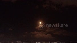 Israel: Iron Dome missiles intercept Hezbollah rockets from Lebanon with sound of explosions