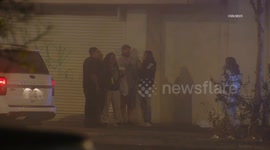US, Los Angeles: East Los Angeles Security Guard Shot and Killed at Dispensary with Family Arriving Part 2