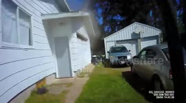 US: Police Chief's Heroic Act: Kicks Down Burning House Door to Rescue Family