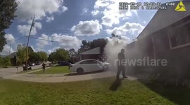 US: Ann Arbor Police Save Pets from Blaze