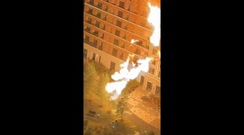 Fire breaks out in Moscow's Seliger City