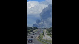 Chemical plant fire creates massive smoke plumes in Rockdale County, Georgia