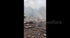 Lebanon: Aftermath of destruction from the Israeli bombing of Beirut 2