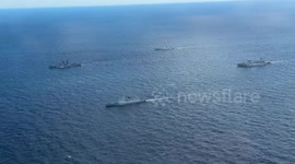 Russia: Russia Says It Carried Out Anti-Submarine And Anti-Aircraft Exercises With Chinese Warships In Sea Of Okhotsk