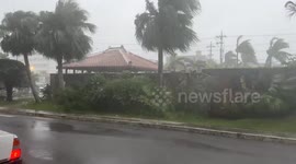 Japan: Typhoon Krathon Causes Stormy Weather In Ishigaki Island