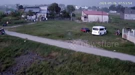 CCTV captures tornado sweeping through village