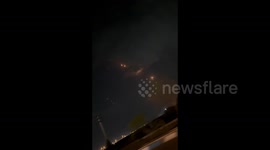 BREAKING- Iranian missiles soar over Rabat Karim