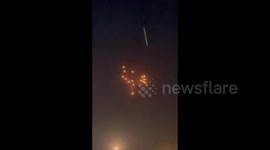Iran: Iranian Ballistic Missiles Fly Over Tabriz