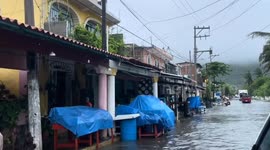 Mexico: Floods in Acapulco after the passage of Hurricane John