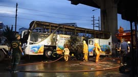 Thailand: At least 20 killed in School bus fire on the Bangkok border highway