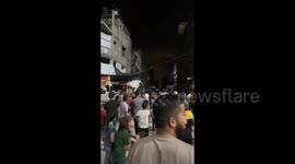 Palestine: Palestinians in Gaza are celebrating the launch of Iranian missiles towards Israel