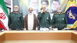 Iran: The moment the commander of the Iranian Revolutionary Guard announced the launch of Operation