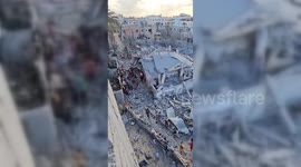 Palestinian orphanage reportedly hit by Israeli airstrike