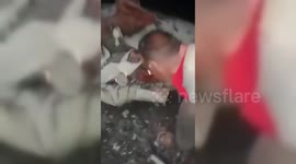 Jordanian lights cigarette from remains of Iranian missile that didn't make it to Israel