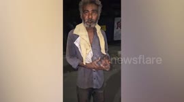 Homeless man with a hidden past reveals former high flying job in Dubai