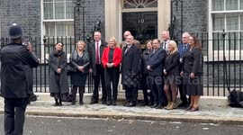 Union bosses in Downing Street