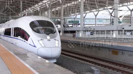 New high-speed railway section opens to traffic in NW China