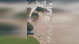 Police helicopters save dozens stranded on hospital roof in Hurricane Helene aftermath