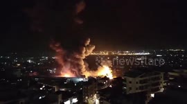 Israel launches drone strikes on Damascus, targets Hezbollah and IRGC leaders