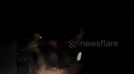 US: Firefighters' Heroic Stand in Angelus Oaks Amidst Ravaging Line Fire