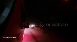 Palestine: Palestine Red Crescent teams work yesterday evening as they evacuate four dead and 11 wounded from the area around South Wadi Gaza, near the entrance to Nuseirat in central Gaza