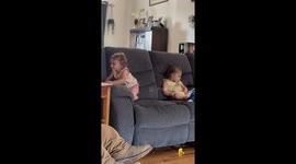 Children scared by brother in Gorilla costume in Dayton, Ohio