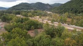 Flooding devastation in Erwin, Tennessee