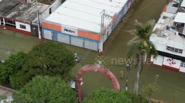 Mexico: Floods in Guerrero, Mexico, after Hurricane John