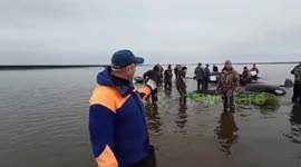 Orcas stranded in shallow water rescued along Russian coast