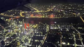 Fireworks show on National Day in China's Nanchang