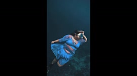 Plus size girl defies beauty standards with sultry free diving performance