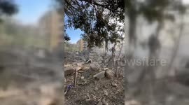 Lebanon: Extensive destruction in the Saint Therese area of the Lebanese capital, Beirut, as a result of the intensive Israeli raids