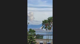 Taal volcano erupts in Tagaytay, Philippines