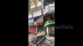 Lebanon: Empty Streets And Rubble In Beirut+s Dahiyeh
