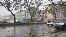 Taiwan: Typhoon Krathon Slams Into Southwestern Coast 7