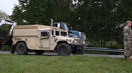 US: Tennessee Air National Guard Springs into Action, Battling Flood Aftermath in Hampton