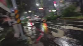 Taiwan: Aftermath of the Typhoon Krathon in Kaohsiung