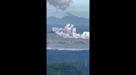 Taal volcano erupts in Batangas, Philippines