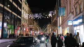 The very first Christmas lights actual switched on this year. The lights in Oxford Street could be seen lit up on the 3rd October 2024