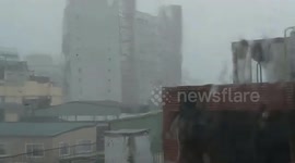 Taiwan: Typhoon Krathon Slams Into Southwestern Coast 10