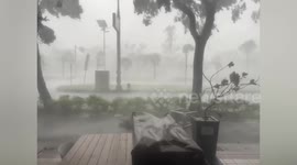 Typhoon Krathon batters homes with wind and rain in Taiwan
