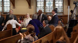 US: Mayor Eric Adams attends Rosh Hashanah Services for Jewish New Year