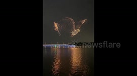 Chinese city set TWO Guinness World Records with incredible 3D drone show