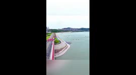 Dragon boat contest held on National Day in China's Chongqing