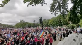 Germany: Peace Demonstration Held In Berlin