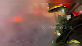 Spain: Fiery Collision on AP7 Near Benicassim: Two Trucks Engulfed, Drivers Safe