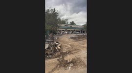 Hurricane Helene Aftermath At Asheville Mattress Store